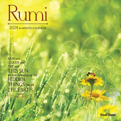 Poetry of Rumi 2024 Square Brush Dance by Browntrout
