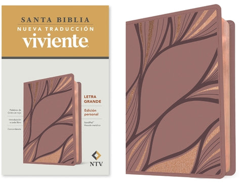 Santa Biblia Ntv, Edición Personal, Letra Grande (Sentipiel, Rosado Metálico) by Tyndale