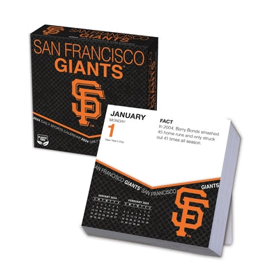 San Francisco Giants 2024 Box Calendar by Turner Licensing