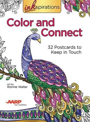 Inkspirations Color and Connect: 32 Postcards to Keep in Touch by Walter, Ronnie