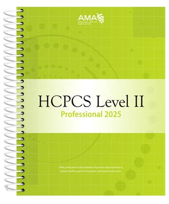 HCPCS 2025 Level II Professional Edition by American Medical Association