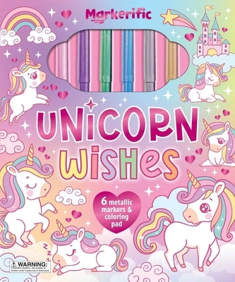 Markerific: Unicorn Wishes: Activity Folder with 6 Markers by Lake Press