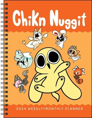 Chikn Nuggit 12-Month 2024 Weekly/Monthly Planner Calendar by Kupetsky, Kyra