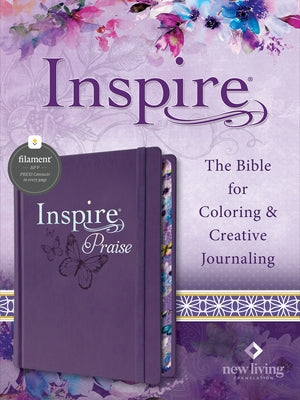Inspire Praise Bible Nlt, Filament Enabled (Hardcover Leatherlike, Purple) by New Living Translation