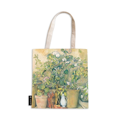 Cezanne's Terracotta Pots and Flowers Cezanne's Terracotta Pots and Flowers Canvas Bag by Paperblanks