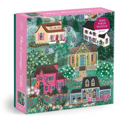 Joy Laforme the Cottage Hills 1000 Piece Puzzle in a Square Box by Galison