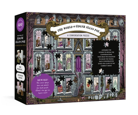 The World of Edgar Allan Poe: A Conversation Puzzle: 500-Piece Puzzle: A Jigsaw Puzzle for Adults by Oakley, Jacqui