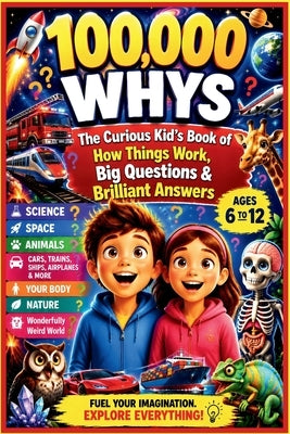 100,000 Whys: The Curious Kid's Book of How Things Work, Big Questions & Brilliant Answers Science, Space, Animals, Cars, Trains, Ships, Airplanes, Yo by Candace Cain