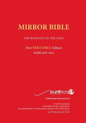 TEXT ONLY MIRROR BIBLE 2024 Edition by Du Toit, Francois