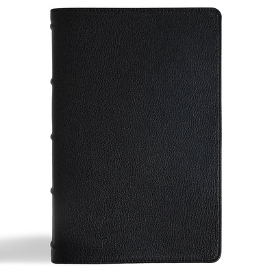 CSB Oswald Chambers Bible, Legacy Edition, Black Premium Goatskin: Includes My Utmost for His Highest Devotional and Other Select Works by Oswald Cham by Csb Bibles by Holman