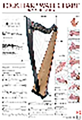 Folk Harp Wall Chart by Laurie Star Edwards