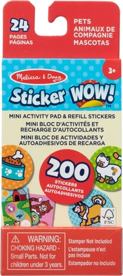 Sticker Wow! Mini Activity Pad with Refill Stickers - Pets by 