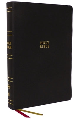NKJV Holy Bible, Super Giant Print Reference Bible, Black Genuine Leather, 43,000 Cross References, Red Letter, Thumb Indexed, Comfort Print: New King by Thomas Nelson