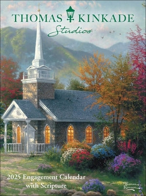 Thomas Kinkade Studios 12-Month 2025 Monthly/Weekly Engagement Calendar with Scr by Kinkade, Thomas