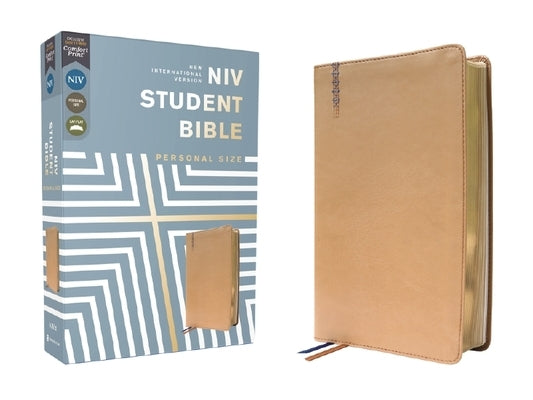 Niv, Student Bible, Personal Size, Leathersoft, Tan, Comfort Print by Yancey, Philip
