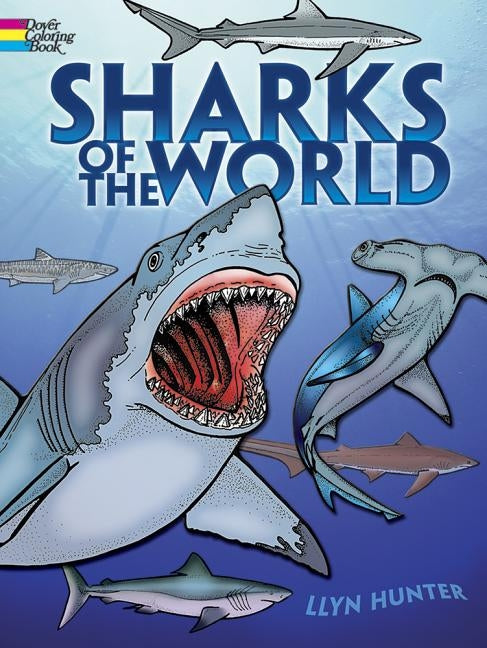 Sharks of the World Coloring Book by Hunter, Llyn