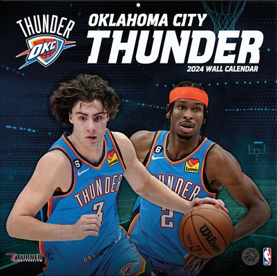 Oklahoma City Thunder 2024 12x12 Team Wall Calendar by Turner Sports