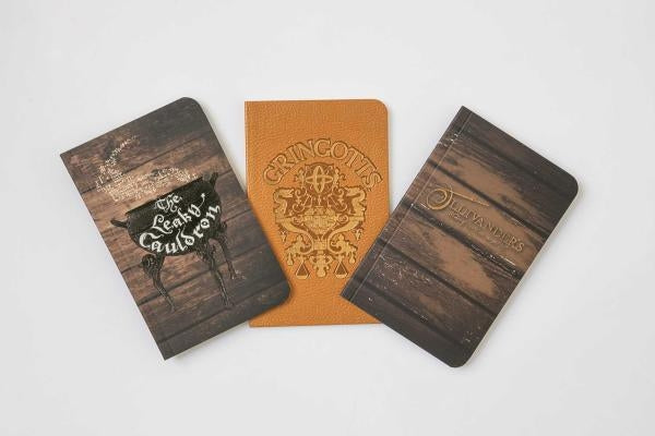 Harry Potter: Diagon Alley Pocket Notebook Collection (Set of 3) by Insight Editions
