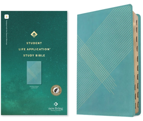 NLT Student Life Application Study Bible, Filament-Enabled Edition (Leatherlike, Teal Blue Striped, Indexed, Red Letter) by Tyndale