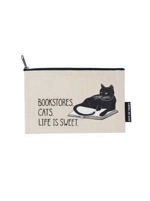 Bookstore Cats Pouch by Out of Print