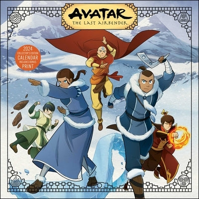 Avatar: The Last Airbender 2024 Collector's Edition Wall Calendar: 13 Illustrations + Bonus Print by Nickelodeon Nickelodeon