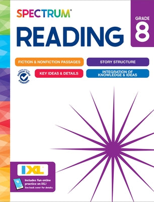 Spectrum Reading Workbook, Grade 8 by Spectrum