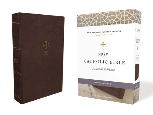 Nrsv, Catholic Bible, Journal Edition, Leathersoft, Brown, Comfort Print: Holy Bible by Catholic Bible Press
