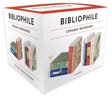 Bibliophile Ceramic Bookends by Mount, Jane