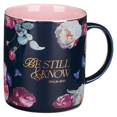 Christian Art Gifts Large Ceramic Inspirational Scripture Coffee & Tea Mug for Women: Be Still & Know Encouraging Bible Verse, Lead/Cadmium Free Drink by Christian Art Gifts