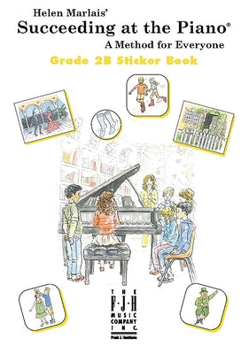 Succeeding at the Piano, Sticker Book - Grade 2b by Marlais, Helen