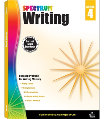 Spectrum Writing, Grade 4: Volume 38 by Spectrum