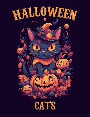 Halloween Cats: Adult Coloring Book by Print, Tipsy