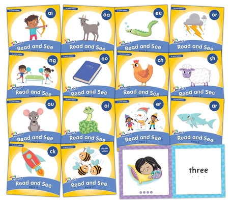 Jolly Phonics Read and See, Pack 2: In Print Letters (American English Edition) by Lloyd, Sue