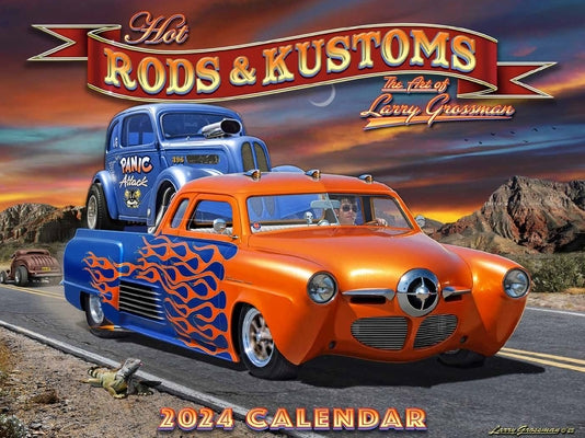 Cal 2024- Hot Rods by Grossman, Larry