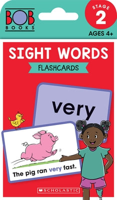 Bob Books - Sight Words Flashcards Phonics, Ages 4 and Up, Kindergarten (Stage 2: Emerging Reader) by Scholastic