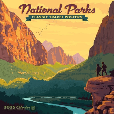 National Parks (Adg) 2025 7 X 7 Mini Wall Calendar by Anderson Design Group