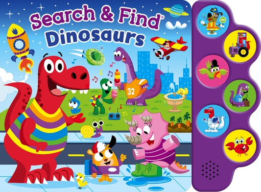 Search & Find: Dinosaurs (6-Button Sound Book) by Publishing, Kidsbooks