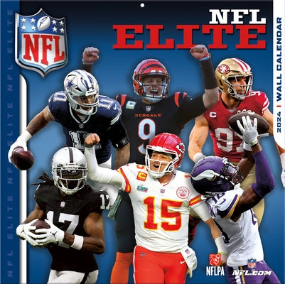 NFL Elite 2024 12x12 Wall Calendar by Turner Sports