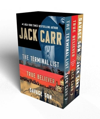 Jack Carr Terminal List Boxed Set: The Terminal List, True Believer, Savage Son by Carr, Jack