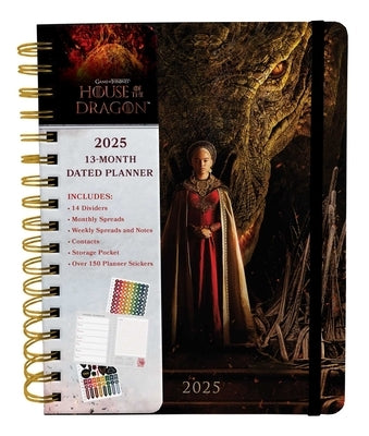 2025 House of the Dragon 13-Month Weekly Planner by Insights