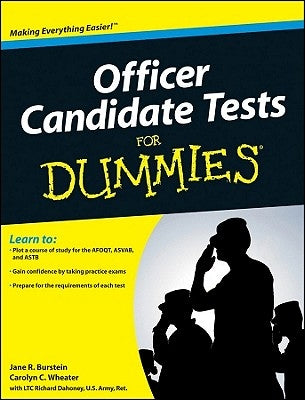 Officer Candidate Tests for Dummies by Burstein, Jane R.
