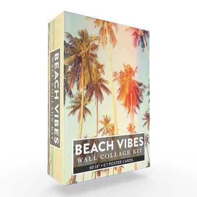 Beach Vibes Wall Collage Kit: 60 (4 × 6) Poster Cards by Adams Media