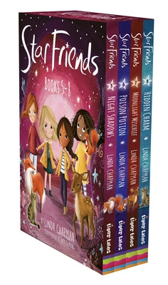 Star Friends 4-Book Boxed Set, Books 5-8: Night Shadows; Poison Potion; Moonlight Mischief; Hidden Charm by Chapman, Linda