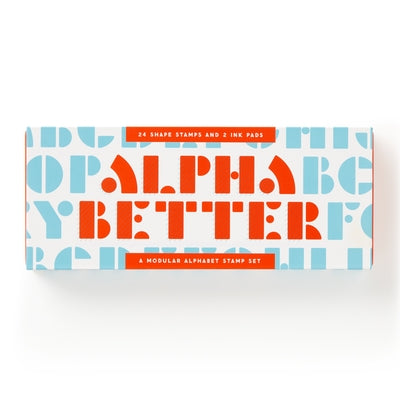Alpha Better Stamp Set by Brass Monkey, Brass