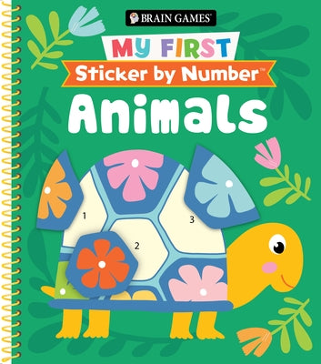 Brain Games - My First Sticker by Number: Animals by Publications International Ltd