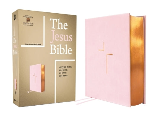 The Jesus Bible, ESV Edition, Leathersoft Over Board, Pink by Passion Publishing