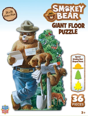 Smokey Bear - 36pc Shaped Floor Puzzle by Masterpieces