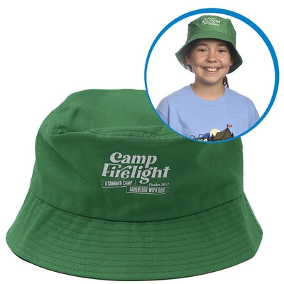 Vacation Bible School (Vbs) 2024 Camp Firelight Bucket Hat W/LOGO: A Summer Camp Adventure with God by Cokesbury