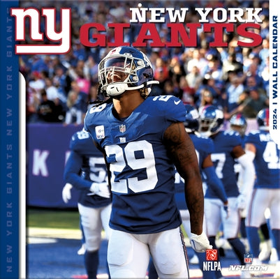 New York Giants 2024 12x12 Team Wall Calendar by Turner Sports