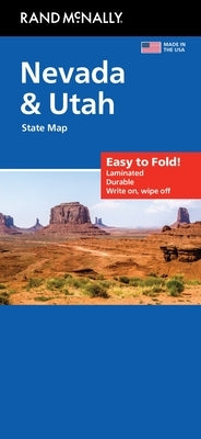 Rand McNally Easy to Fold: Nevada & Utah State Laminated Map by Rand McNally